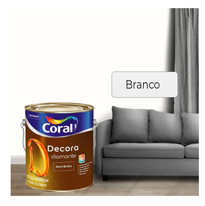 CORAL BASE DECORA DIAMANTE SEMI BRILHO P GL 3,2L