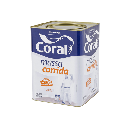 CORAL MASSA CORRIDA BRANCA LTA 18L 25KG (5313621)